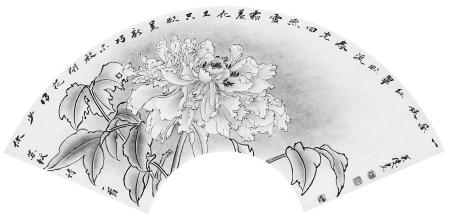 　　春光回照（国画）      杨英俊 作